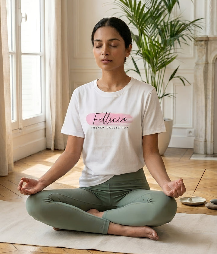 White Comfort Tee for Women