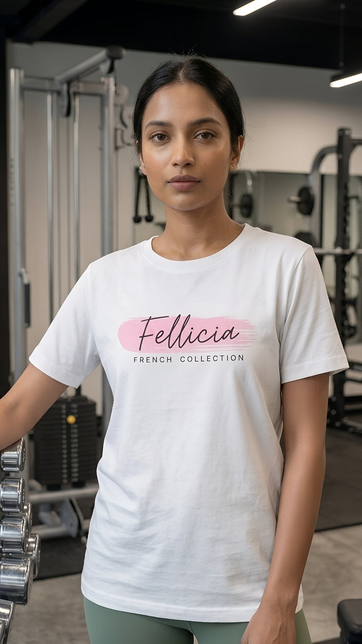 White Comfort Tee for Women